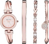 Женские часы-браслет Anne Klein и набор из высококачественного браслета с кристаллами 1000037553