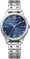 Женские аналоговые часы Citizen Eco-Drive с браслетом из нержавеющей стали 1000037574