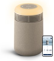 Очиститель воздуха Blueair для спальни Mini Restful - бесшумный HEPA-фильтр, будильник с функцией восхода солнца и световой индикацией пробуждения - очистка воздуха для улучшения сна и циркадного ритма - управление через USB-C и приложение 1000037659