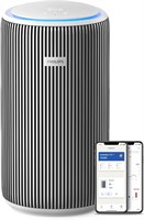 PHILIPS Smart Air Purifier AC3220/60 — портативный интеллектуальный очиститель воздуха для помещений площадью до 135 м2 с отображением индекса качества воздуха (AQI) в реальном времени | Обслуживает помещения площадью до 600 кв. футов (520 м3/ч) | (Серебр 1000037722