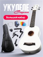 Укулеле сопрано изготовлена из дерева и подходит как для новичков, так и для опытных музыкантов 1000037803