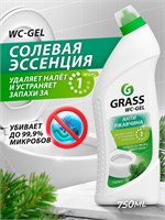 Гель для унитаза GRASS объемом 750 мл содержит в себе отбеливающий компонент, соль и антикоррозийные добавки, предназначенные для очистки сантехники и предотвращения появления ржавчины 1000039477