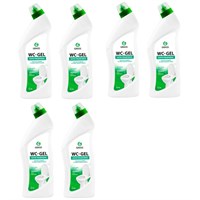 WC-gel Grass объемом 750 мл, в упаковке 6 штук - средство для уборки в сантехнических помещениях 1000039485