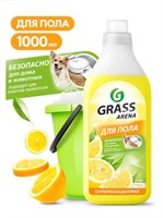 Средство для пола "Arena Лимона" объемом 1 литр с полирующим действием Grass 125904 1000039560