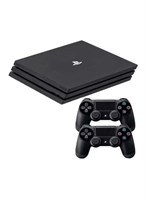 Игровая консоль Sony Playstation 4 Pro 1 ТБ с двумя контроллерами DUALSHOCK 1000039717