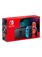 Игровая консоль Nintendo Switch (с дополнительным аккумулятором) с неоново-синими и красными контроллерами Joy-Con 1000039728