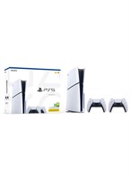 Консоль Sony PS5 Slim (официальная версия) в комплекте с дисками и дополнительными беспроводными контроллерами DualSense 1000039733