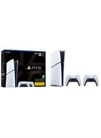 Цифровая версия консоли Sony PS5 Slim (официальная версия) с дополнительными беспроводными контроллерами DualSense 1000039737