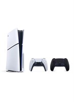 Консоль Sony PlayStation 5 Slim, дисковая версия, с дополнительным черным контроллером 1000039804