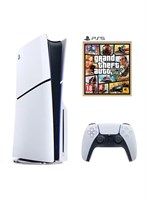 Игровая консоль Sony PlayStation 5 Slim Disc с дополнительным контроллером Grand Theft Auto V 1000039838