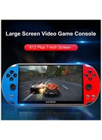 Игровая консоль Neo Classic X12 Plus 7 дюймов, встроенные 1000 игр, 16 ГБ памяти, портативный контроллер с двумя джойстиками, поддержка AV-выхода и карты памяти TF 1000040030