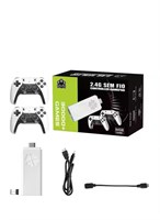 Игровой стик Gulf Trend HD Retro Game Stick 64 ГБ с более чем 30000 играми, беспроводная игровая консоль для телевизора 4K 2.4G с двумя контроллерами, система Plug and Play, классические аркадные игры PS1 MAME, семейное развлечение 1000040044