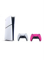 Цифровая версия консоли Sony PlayStation 5 Slim с дополнительным розовым контроллером 1000040070