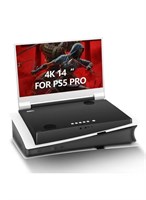 G-STORY 14-дюймовый IPS-монитор с разрешением 4K и частотой обновления 60 Гц, портативный, для игр, со встроенной PS5 Pro (не входит в комплект), разрешением 3840x2160, двумя портами HDMI, поддержкой FreeSync и двумя встроенными мультимедийными стереодина 1000040085