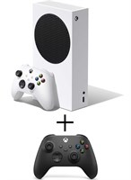 Цифровая игровая консоль Microsoft Xbox Series S 512 ГБ с дополнительным беспроводным контроллером, черная 1000040092