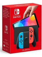 Nintendo Switch OLED (модель 2021 года) - неоново-синие и красные Joy-Con (международная версия) 1000040100