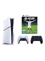 Sony PlayStation 5 Disc Slim Console с дополнительным черным контроллером и FC 25 1000040119