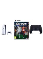 Игровая консоль Sony PlayStation 5 Disc Slim с дополнительным контроллером Midnight Black и FC 26 — (международная версия) 1000040139