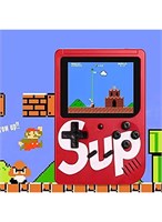 Игровая консоль SUP 400 в 1: классические игры, портативный геймпад, цветной экран, игры Mario, Super Mario DR, Mario Contra - КРАСНЫЙ 1000040146