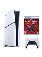 Игровая приставка Sony PlayStation 5 Slim Disc Console KSA Edition с игрой Spiderman 2 (арабская/английская версия) 1000040170