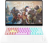Ноутбук HP OMEN Transcend 14-fb1047nr, 14-дюймовый 3K OLED-дисплей, процессор Intel Core Ultra 7, 16 ГБ ОЗУ, SSD-накопитель 1 ТБ, графический процессор NVIDIA GeForce RTX 5060, английская клавиатура, Windows 11, цвет «керамический белый» 1000040189
