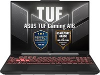Ноутбук ASUS TUF Gaming A16 (Mecha Gray) | 16-дюймовый FHD+ (1920 x 1200) дисплей 144 Гц, AMD Ryzen 7 170, NVIDIA RTX4050 6 ГБ, 16 ГБ ОЗУ, 1 ТБ SSD, Windows 11 [FA607NUQ-RL001W] 1000036435
