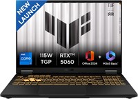 ASUS TUF F16 14-го поколения Intel Core i7 14650HX Игровой ноутбук Nvidia RTX 5060-8GB, WUXGA 165Hz, 32GB RAM GDDR5-1TB SSD, Windows 11 Office Home 2024/Jaeger Gray FX608JMR 1000014804
