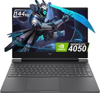 Игровой ноутбук HP Victus 15 FA2701WM (модернизированная версия), 15,6 дюймов, процессор Intel Core i5-13420H, 16 ГБ оперативной памяти DDR4, SSD-накопитель 512 ГБ, 15,6-дюймовый FHD IPS-дисплей 144 Гц, видеокарта NVIDIA RTX 4050 6 ГБ, клавиатура с англий 1000002941
