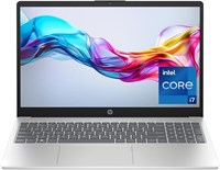 Ноутбук HP 15-fd0111ne, 15,6-дюймовый Full HD дисплей, Intel Core i7-1255U, 16 ГБ ОЗУ, 512 ГБ SSD, графика Intel Iris Xe, Windows 11 Home, клавиатура английская/арабская, цвет серебристый [B21RHEA] (версия для США) 1000002936