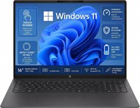 Ноутбук HP OmniBook 3 16-BU0007DX с 16-дюймовым сенсорным экраном и разрешением 2K, процессором Intel Core Ultra 7 255U (2025), твердотельным накопителем PCIe, IPS-дисплеем 1920 x 1200, Wi-Fi, Windows 11, MS Office, цвет «серебристый слюда» (32 ГБ ОЗУ + 1 1000040219