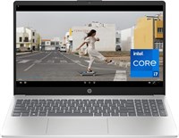 Ноутбук HP 15,6 дюймов, процессор: Intel® Core™ i7 13-го поколения, графика: Intel® Iris® Xe Graphics, 16 ГБ оперативной памяти DDR4-3200 МГц, SSD-накопитель 512 ГБ, Windows 11 Home (серебристый, 15-fd0099nr) 1000028318