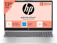 HP 15, процессор Intel Core i5-1334U 13-го поколения, (16 ГБ DDR4, 512 ГБ SSD), антибликовое покрытие, тонкая рамка, Full HD, 15,6''/39,6 см, Windows 11, Office 365, серебристый цвет 1000040223