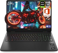 Игровой ноутбук HP OMEN 16, 16-дюймовый FHD-дисплей, 144 Гц, AMD Ryzen 9 8940HX, NVIDIA RTX 5060, 8 ГБ оперативной памяти, 16 ГБ SSD, Windows 11, черный (Office 365) 1000036464