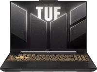 Ноутбук ASUS TUF Gaming F16, 16-дюймовый IPS-дисплей WUXGA 144 Гц, процессор Intel Core 7 240H, 16 ГБ оперативной памяти DDR5, SSD-накопитель PCIe 4.0 на 512 ГБ, видеокарта NVIDIA GeForce RTX 4050 6 ГБ, клавиатура с 1-зонной RGB-подсветкой, цвет Mecha Gra 1000040248