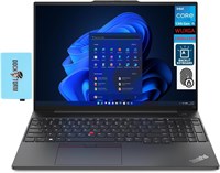 Lenovo ThinkPad E16 Gen 1 Business Laptop 16.0" IPS WUXGA (Intel i5-1335U 10-ядерный, 24 ГБ ОЗУ, 512 ГБ PCIe SSD, клавиатура с подсветкой, сканер отпечатков пальцев, Thunderbolt 4, WiFi 6, Windows 11 Pro (обновленная версия) 1000003312