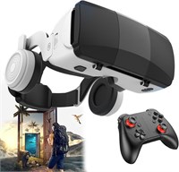 Гарнитуры виртуальной реальности для игр и просмотра фильмов для взрослых и детей, 3D VR-очки, совместимые со смартфонами iOS и Android с диагональю экрана 4,7-7,8 дюймов, комплект VR-гарнитуры с контроллером и наушниками с доставкой по Душанбе, по Худжан 1000040333