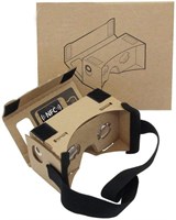 Google Cardboard, Virtual Real Store 3D VR-гарнитуры виртуальной реальности в блистерной упаковке с прозрачной 3D-оптической линзой и удобным ремешком для головы и носа для смартфонов (обновление 1.0, 1 шт.) с доставкой по Душанбе, по Худжанду, по Бохтару 1000040337