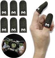 ELECDON Gaming Finger Set, игровые накладки на пальцы для мобильного игрового контроллера, высокочувствительные, влагостойкие, дышащие, бесшовные накладки на пальцы, для PUBG/Knives Out/Rules of Survival (3 пары) с доставкой по Душанбе, по Худжанду, по Бо 1000040352