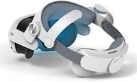 Ремешок для головы Meta Quest3, удобный аксессуар для VR с регулируемой конструкцией, защитная накладка на лицо, сменный аксессуар для гарнитуры, элитный сменный ремешок для Meta/Oculus Quest3 (белый) с доставкой по Душанбе, по Худжанду, по Бохтару и по в 1000040369