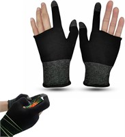 Игровые перчатки ELECDON для киберспорта, накладки на пальцы, влагоотводящие, дышащие, для большого пальца, изготовлены из высокочувствительного материала с наночастицами серебра и нейлона, аксессуары для мобильных игр PUBG с доставкой по Душанбе, по Худж 1000040374
