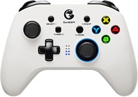 Беспроводной игровой контроллер GameSir T4 Pro для ПК под управлением Windows 7, 8, 10, iPhone и Android, USB-геймпад Dual Shock с Bluetooth для мобильных телефонов, совместимый с играми Apple Arcade и MFi, с полупрозрачной светодиодной подсветкой белого 1000040596