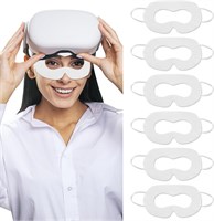 Gmaro 50 шт. лицевых подушечек для VR-гарнитуры, гигиеническая защита от пота для VR, совместимая с Apple Vision Pro, Meta Quest3 и Quest2 с доставкой по Душанбе, по Худжанду, по Бохтару и по всему Таджикистану. 1000040606