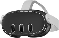Защитный чехол Azonee VR Shell Cover Skin для гарнитуры Quest 3, силиконовый защитный чехол для VR-гарнитуры Quest 3, защита от царапин, пыли и ударов (черный) с доставкой по Душанбе, по Худжанду, по Бохтару и по всему Таджикистану. 1000040636