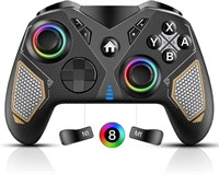 Контроллер Kastwave для Switch, профессиональный контроллер для Nintendo Switch/Lite/OLED, беспроводной геймпад со светодиодной подсветкой, для Windows, ПК, iOS и Android, мультиплатформенный RGB с доставкой по Душанбе, по Худжанду, по Бохтару и по всему 1000040650