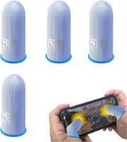 Игровые накладки на пальцы X Spring, ультратонкие защитные чехлы из серебристого волокна для больших пальцев, дышащие, влагоотводящие, с защитой от запаха и чувствительные к касанию, для мобильных игр, комплект из 4 штук для профессиональных игроков и фан 1000040723