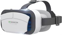 Очки виртуальной реальности BIGHTREE, 3D VR-очки, HD VR-очки, регулируемое расстояние между зрачками и расстояние до объекта, идеально подходят для захватывающих игр и фильмов, подарок для детей и взрослых, белые с доставкой по Душанбе, по Худжанду, по Бо 1000040741