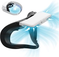 Защитная накладка на лицо Excefore с охлаждающим вентилятором для Meta/Oculus Quest 2, мягкая полиуретановая накладка, вентилятор для активной циркуляции воздуха в Quest 2 для предотвращения запотевания линз (2 скорости) с доставкой по Душанбе, по Худжанд 1000040766