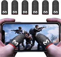 6 шт. игровых накладок на пальцы для мобильных игровых контроллеров. Высокочувствительные, влагостойкие, дышащие, бесшовные накладки на пальцы для PUBG/Knives Out/Rules of Survival. с доставкой по Душанбе, по Худжанду, по Бохтару и по всему Таджикистану. 1000040794