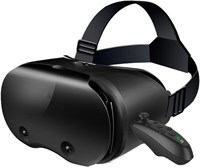 3D VR-гарнитура, Bluetooth-контроллер, регулируемые HD-линзы с защитой от синего света, эффект полного погружения на 360 градусов, совместимость с Android-смартфонами с диагональю экрана от 5 до 7 дюймов, эргономичная обивка из искусственной кожи для моби 1000040849