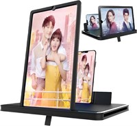 Увеличитель экрана 14 дюймов для смартфонов, совместимый с играми и просмотром видео, поддерживает смартфоны с диагональю экрана до 6,5 дюймов, складная портативная конструкция с регулируемой подставкой (черный). с доставкой по Душанбе, по Худжанду, по Бо 1000040928